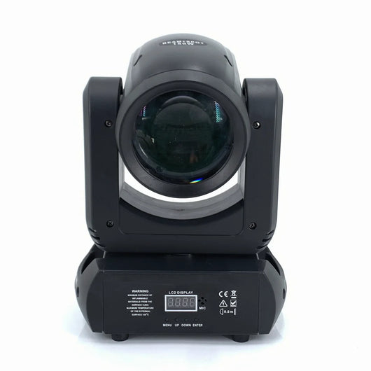 2-Pack 150W LED Moving Head Beam Lights with Prism & Gobo – DMX Stage Lighting