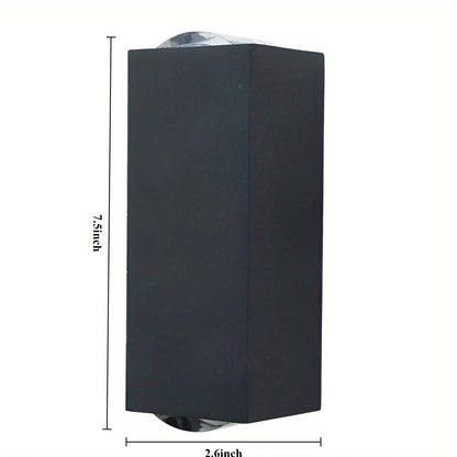 Modern LED Up & Down Wall Lamp with Dual-Directional Ambient Lighting