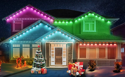 100ft Smart RGB Outdoor LED Strip Lights – Waterproof App & Voice Control