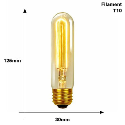 Vintage Edison LED Filament Bulb – E27 Dimmable Retro Light