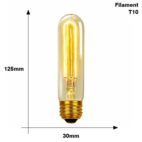 Vintage Edison LED Filament Bulb – E27 Dimmable Retro Light