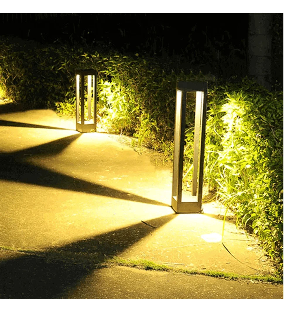 Outdoor Lawn Lights LED IP54 Waterproof Warm Light Lawn Lamp Landscape Walkway Lighting Porch Patio Ambiance Decoration Lighting
