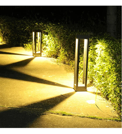 Outdoor Lawn Lights LED IP54 Waterproof Warm Light Lawn Lamp Landscape Walkway Lighting Porch Patio Ambiance Decoration Lighting