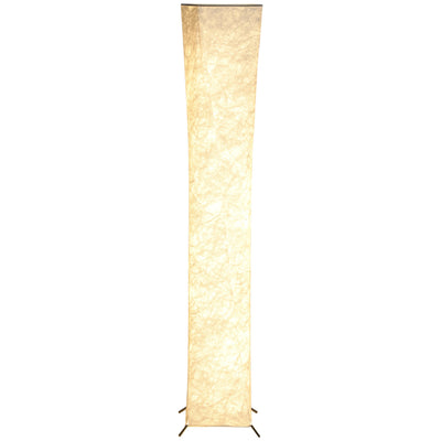 Modern Paper Shade Floor Lamp with 3-Level Brightness &amp; Foot Switch for Living Room, Bedroom &amp; Reading Corner