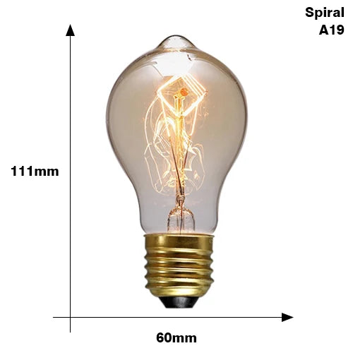 Vintage Edison LED Filament Bulb – E27 Dimmable Retro Light