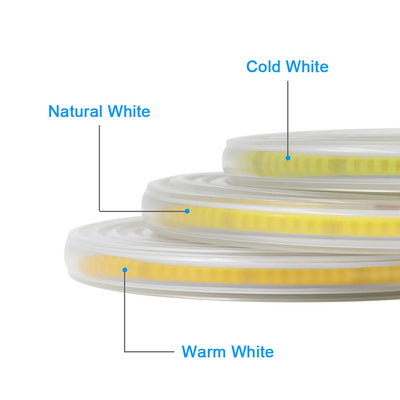 Dimmable COB LED Strip Light with Touch Switch & 23-Key Remote