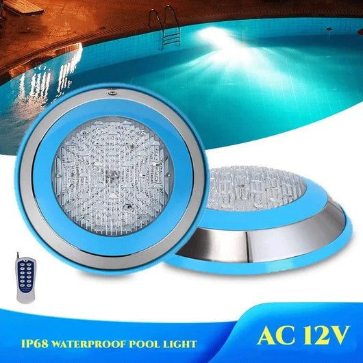 IP68 Stainless Steel LED Pool Light – Waterproof RGB Underwater Lighting