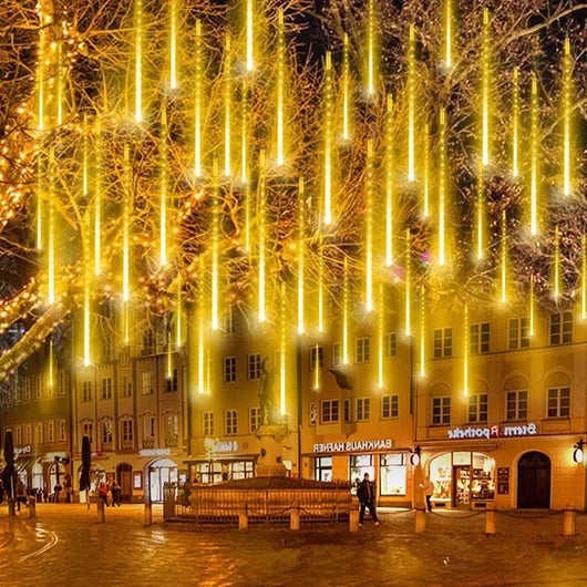 30cm LED Meteor Shower Rain Lights for Outdoor