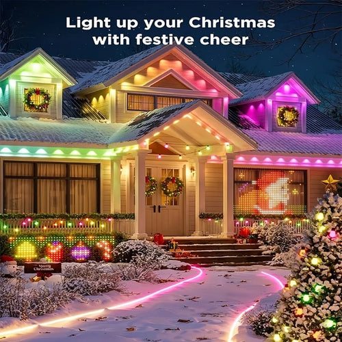 Smart RGBIC Permanent Outdoor Lights – 50ft / 100ft / 150ft LED String Lighting