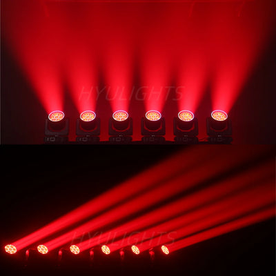 7×40W RGBW Moving Head Light – DMX Wash Beam Zoom Stage Lighting