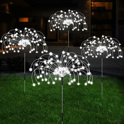 Solar Firework LED Garden Lights Waterproof Outdoor Pathway Yard Decorative Fairy Lights
