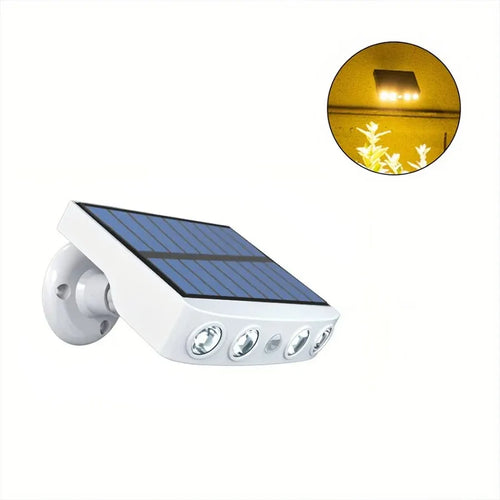 4 LED Solar Motion Sensor Security Light – Waterproof Outdoor Wall Lamp