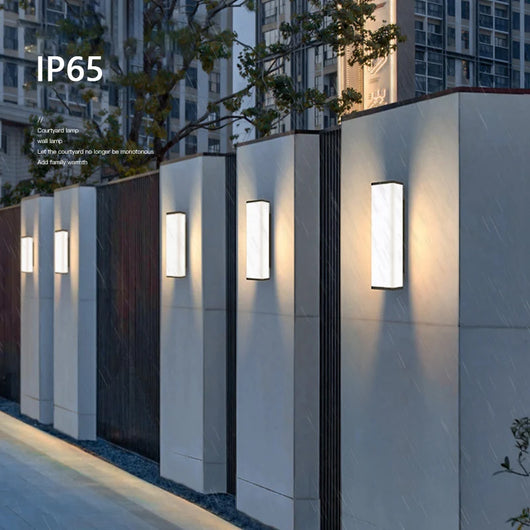 Stainless Steel LED Outdoor Wall Lamp – IP65 Waterproof Sconce
