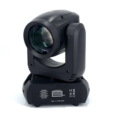 2-Pack 150W LED Moving Head Beam Lights with Prism & Gobo – DMX Stage Lighting