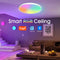 Smart RGB LED Ceiling Light with App & Voice Control (WiFi + Bluetooth)