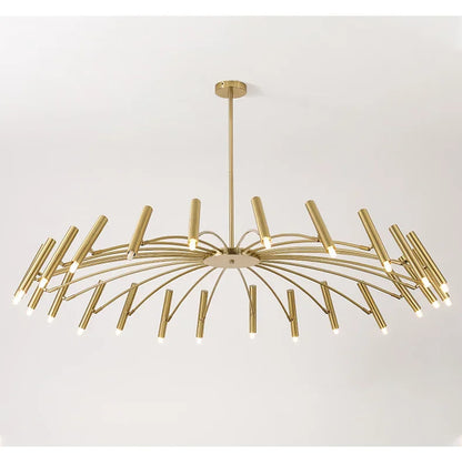 Modern Black Metal Ceiling Spotlight Chandelier