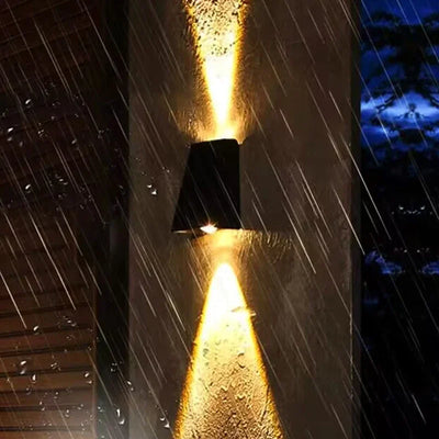 Solar Up & Down Wall Light – Modern Outdoor Fence & Garden Lamp | Replace