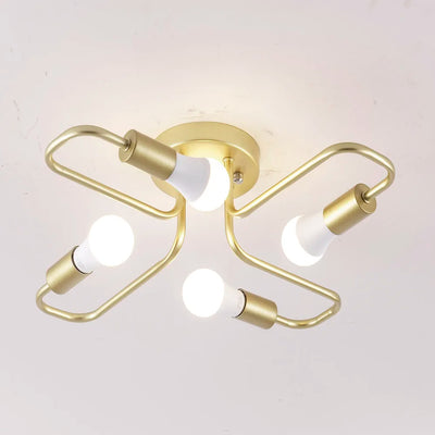Modern 4-Light LED Ceiling Chandelier