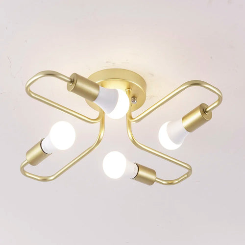 Modern 4-Light LED Ceiling Chandelier