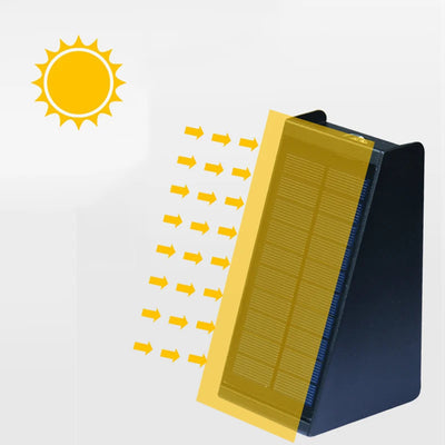 Solar Up & Down Wall Light – Modern Outdoor Fence & Garden Lamp | Replace