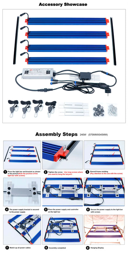 1000W / 1500W / 2000W LED Grow Light