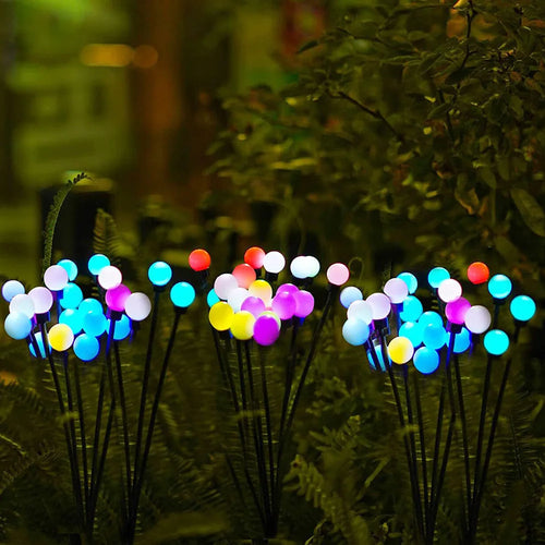 Solar Firefly Lights Outdoor Waterproof Garden Swaying LED