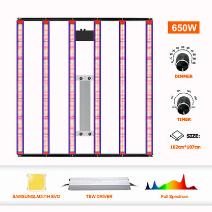 1000W / 1500W / 2000W LED Grow Light