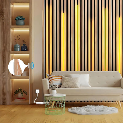 COB LED Strip Wall Light – Touch Dimmable Up & Down Lighting