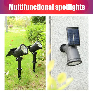 Adjustable Solar LED Spotlights – IP65 Outdoor Garden Lights (4/9 Pack)