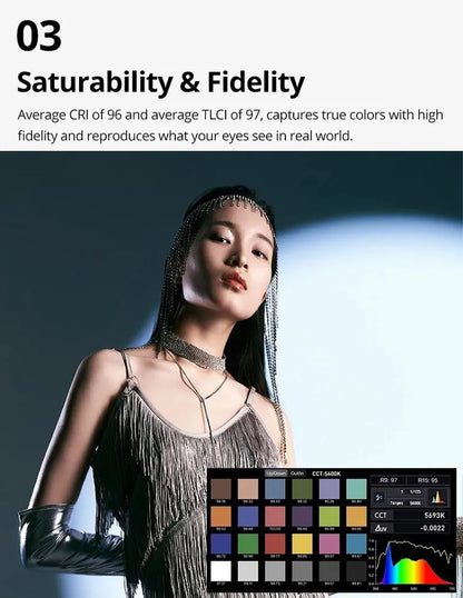 350W Bi-Color LED COB Spotlight