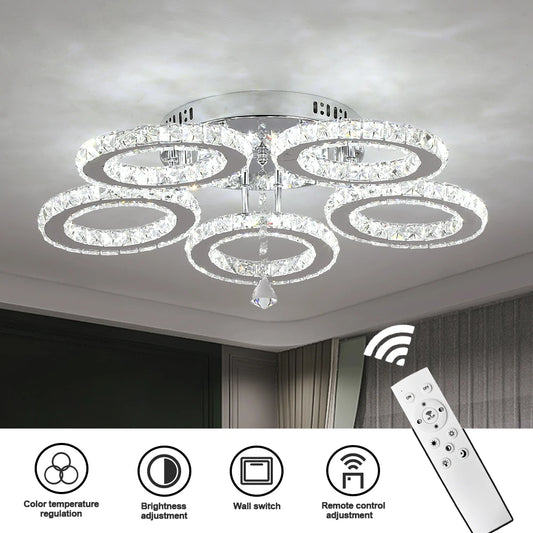 CrystalBeam™ Flush LED Pendant