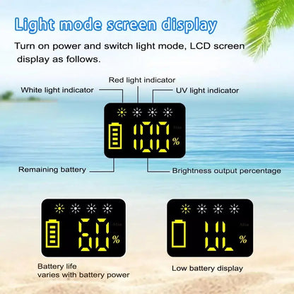 MK-02 100M-Depth Waterproof Diving Flashlight