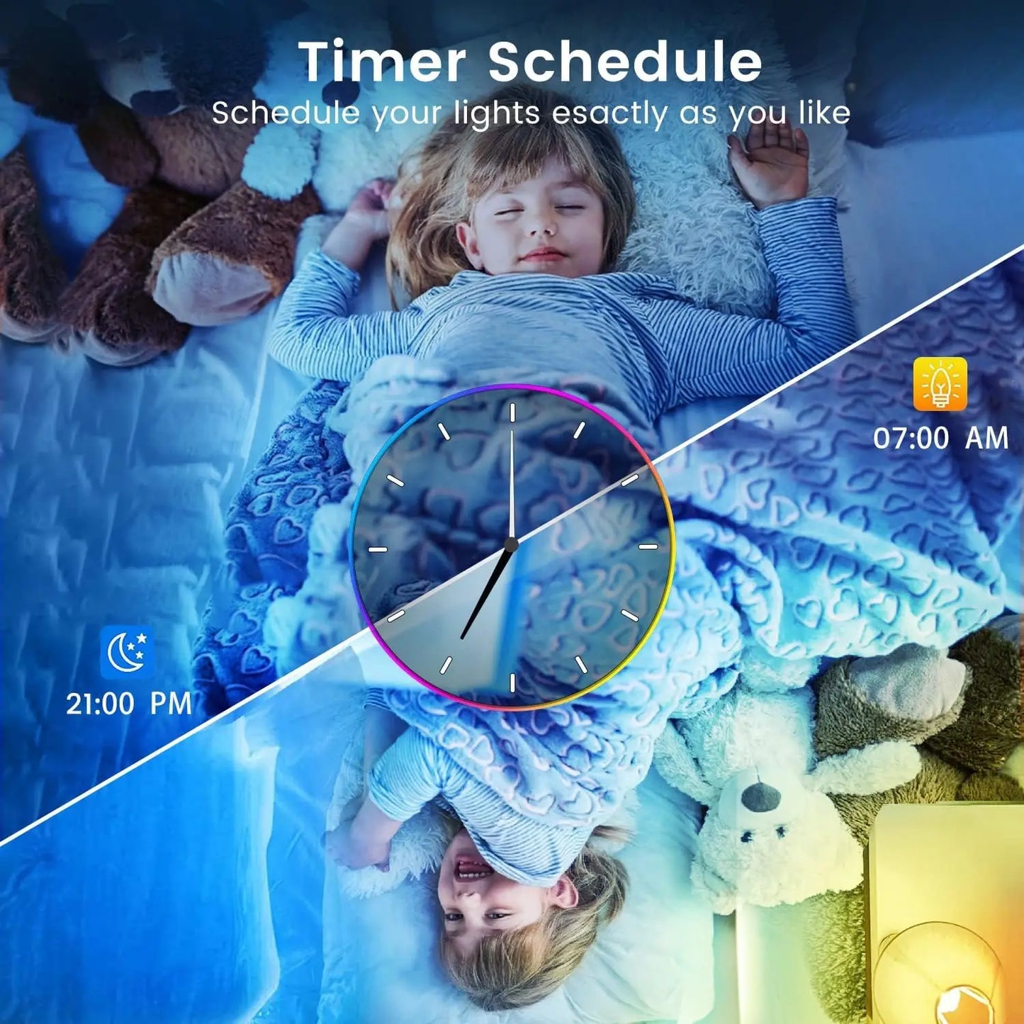Led Smart Strip Lights with App Control Remote