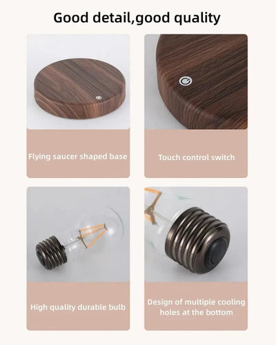 Magnetic Levitation Lamp Creativity Floating Glass LED Bulb