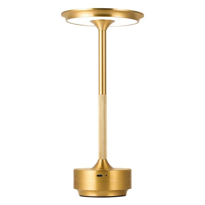 Rechargeable LED Table Lamp – Touch Dimmable USB Desk Light (Black, Gold, Silver)