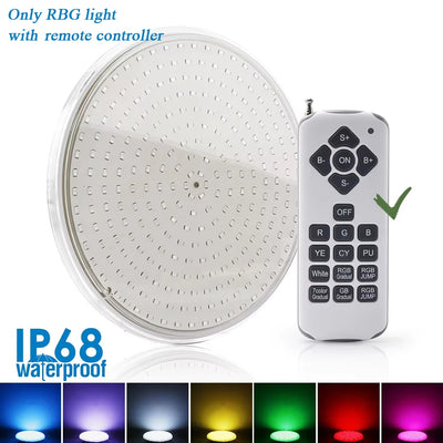 18W RGB LED Underwater Pool Light – IP68 Waterproof with Remote Control