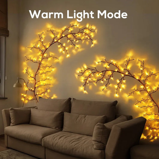 USB LED Branch Lights with Remote – 8 Modes Decorative String Lights