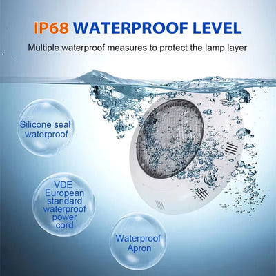 RGB LED Swimming Pool Light – AC12V, IP68 Waterproof