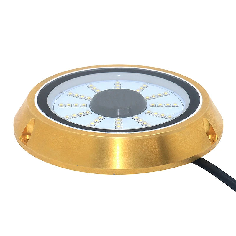 144W RGBW Bronze Waterproof IP68 Submersible Marine LED Underwater Light