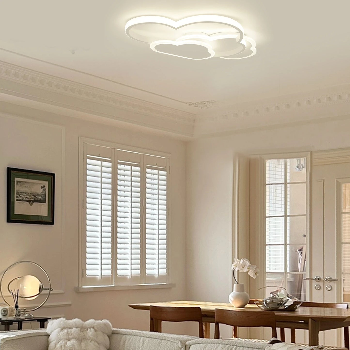 Cloud LED Ceiling Light – Adjustable Color Temperature Fixture