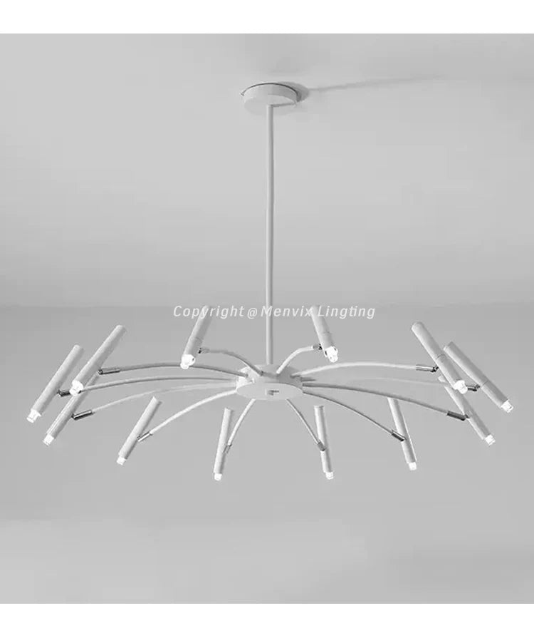 Modern Dimmable LED Chandelier with High-Lumen Illumination