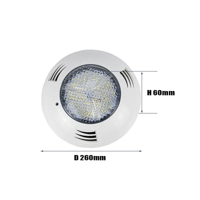 IP68 RGB LED Pool Light – 18W–45W Underwater Swimming Pool Lamp with Remote