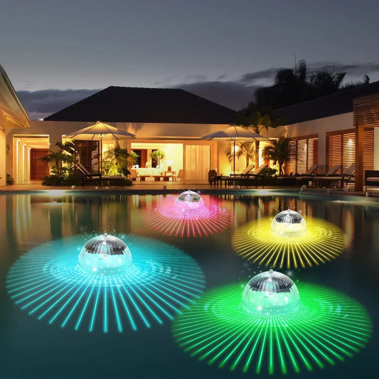 LED Solar Floating Pool Light Ball – Waterproof RGB Color Changing Lamp for Garden, Pond & Outdoor Decor