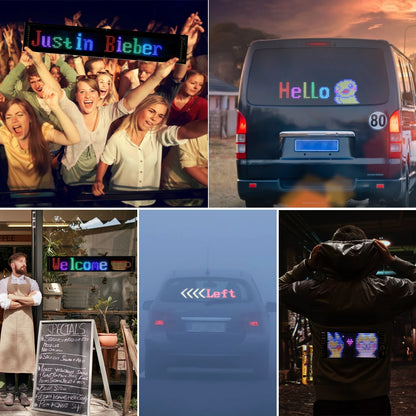 LED Car Programmable Matrix Display Panel