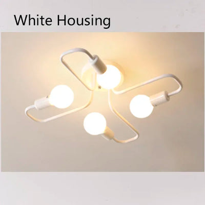 Modern 4-Light LED Ceiling Chandelier