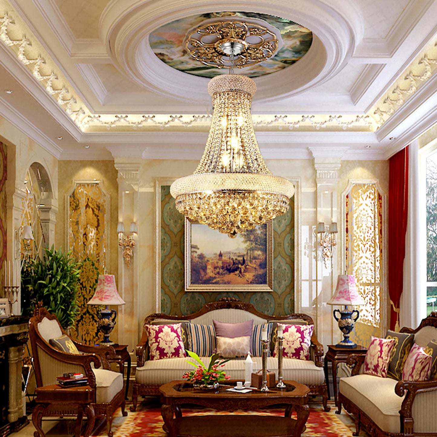 Modern Luxury Glass Stone LED Pendant Light with High-Lumen Output