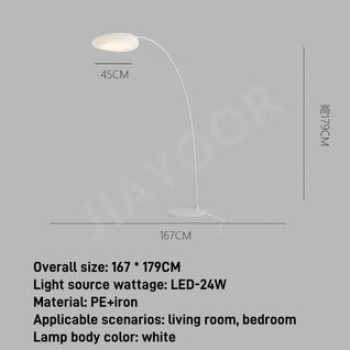 Modern Minimalist LED Floor Lamp – Artistic Standing Mood Light