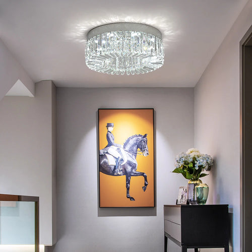 Gold Luxury Crystal Ceiling Lamp Living Room Modern Chandeliers Decoration LED Ceiling Lights Lighting Fixture Diameter 40/50cm