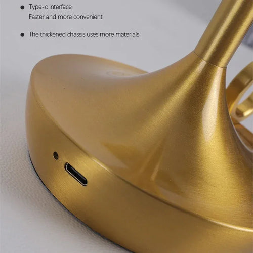 Rechargeable LED Candle Table Lamp – Touch-Control Ambient Light