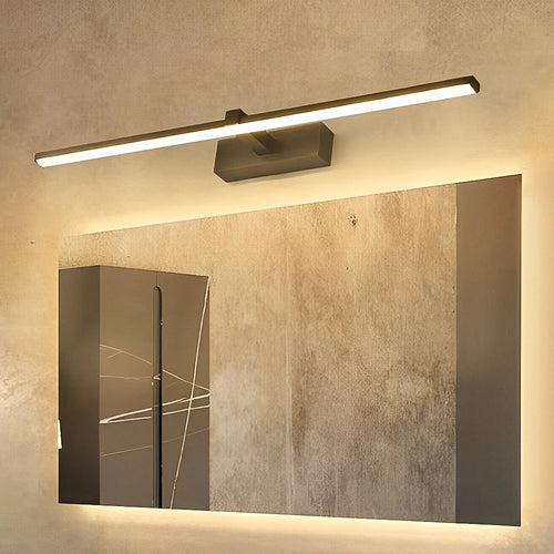 Modern LED Bathroom Wall Light – 3-Color Aluminum Vanity Mirror Sconce Fixture
